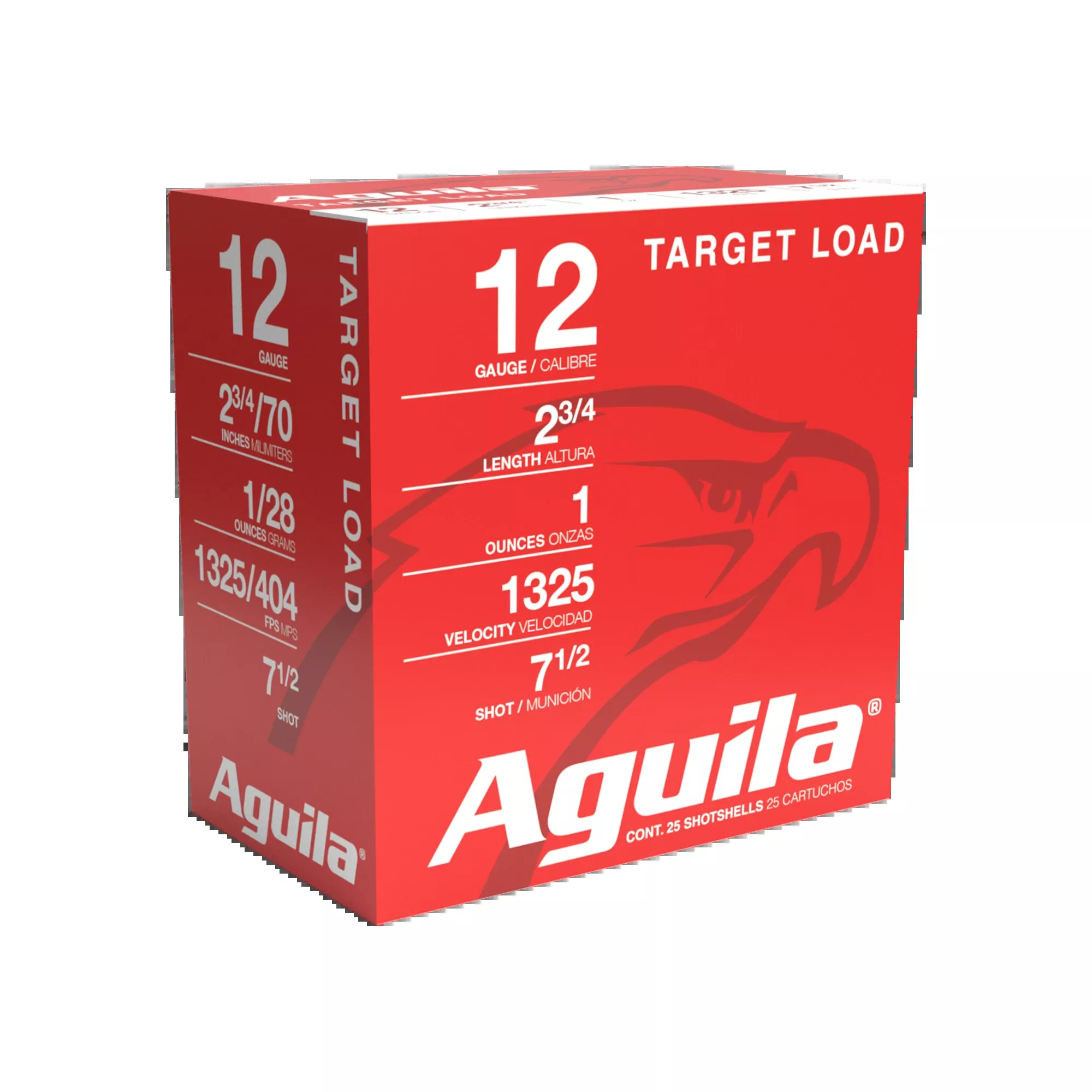 Aguila High Velocity Sporting 12 Gauge 2-3/4" #7.5 Shot 1 oz - 25 Rounds