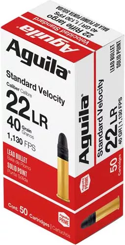 AGUILA STANDARD-VEL 22LR 40GR LEAD-RN 2000RD CASE LOT