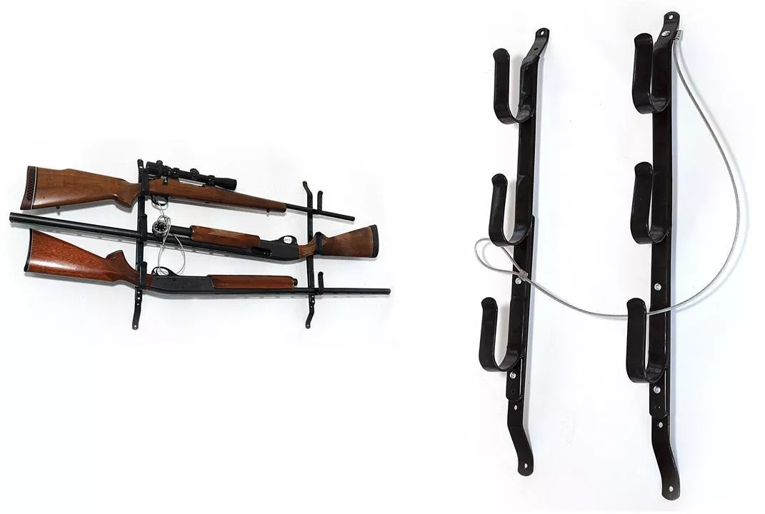Allen Three Gun Locking Gun Rack - Secure Window Mount