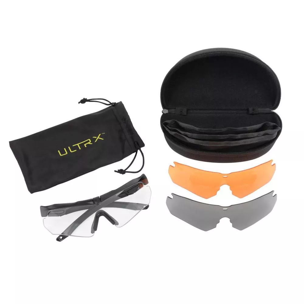 Allen ULTRX Admiral Safety Glasses - 3 Pack with Lenses