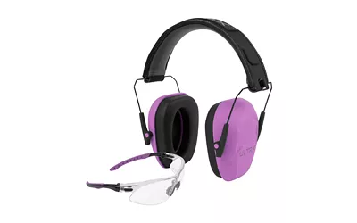 Allen ULTRX Shield Combo Plum - Hearing Protection Earmuff
