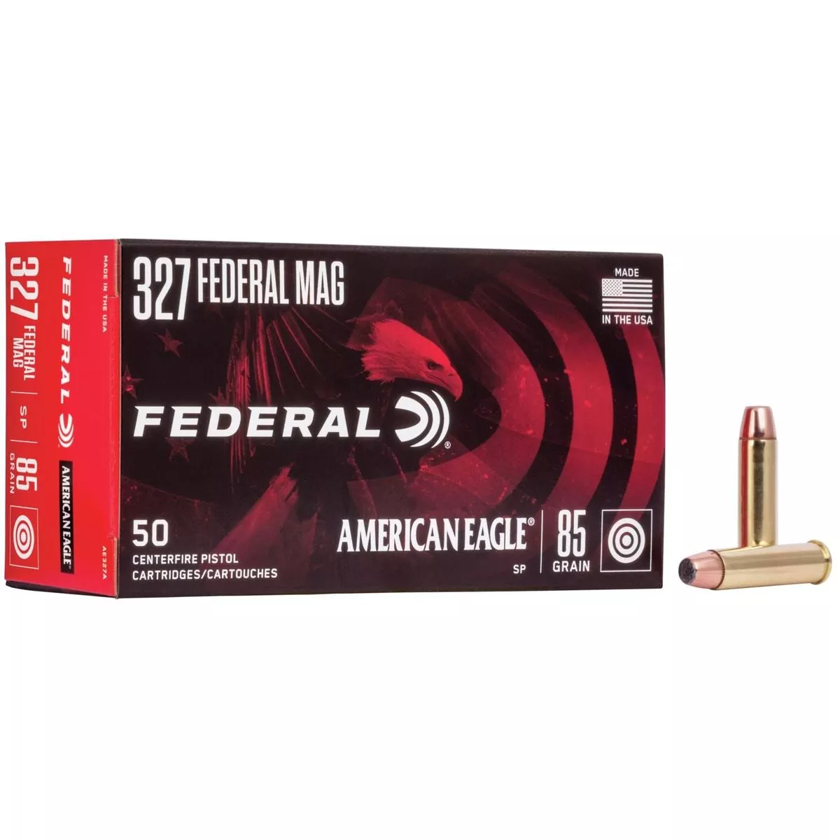 American Eagle .327 Magnum Handgun Ammunition - 85 gr SP