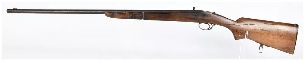 Antique Single-Shot Exposed Hammer Long Gun