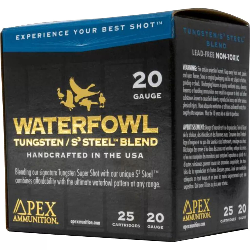 Apex Waterfowl TSS/S3 Steel Blend Shotgun Ammo 20 ga