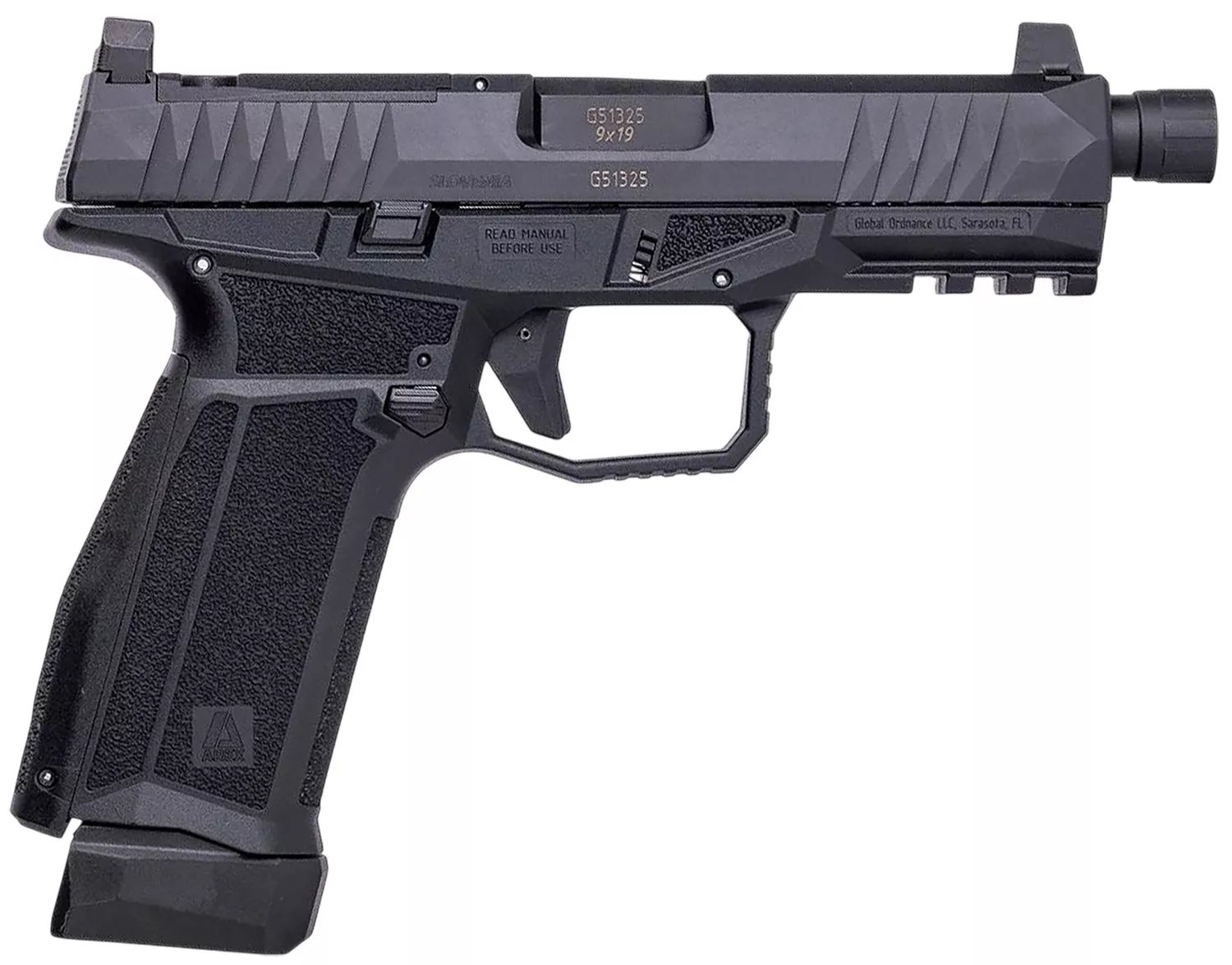 AREX 815537024913 Delta X Gen2 Tactical 9mm Luger 17+1 Threaded Barrel Optic Cut/Serrated Slide