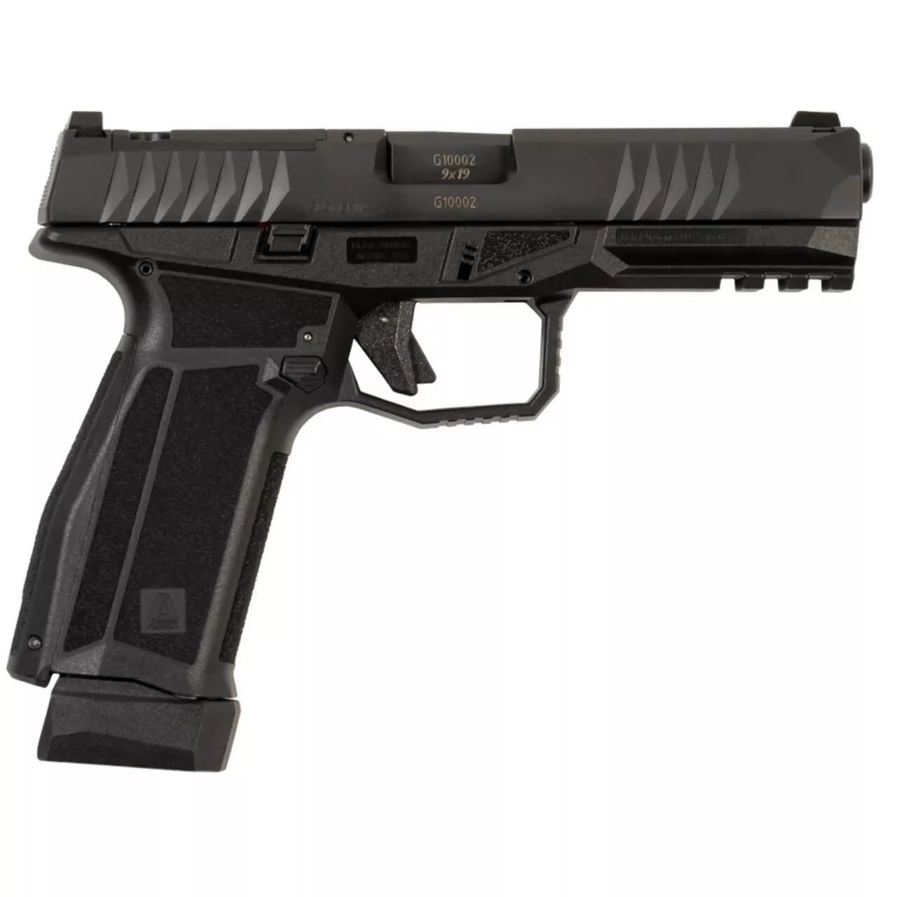 Arex Delta Gen 2 L OR Handgun 9mm Luger 17(1)&19(1)rd Magazines 4.5" Barrel Black