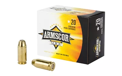 ARMSCOR .45 ACP 230GR JHP Handgun Ammunition - 20 Rounds