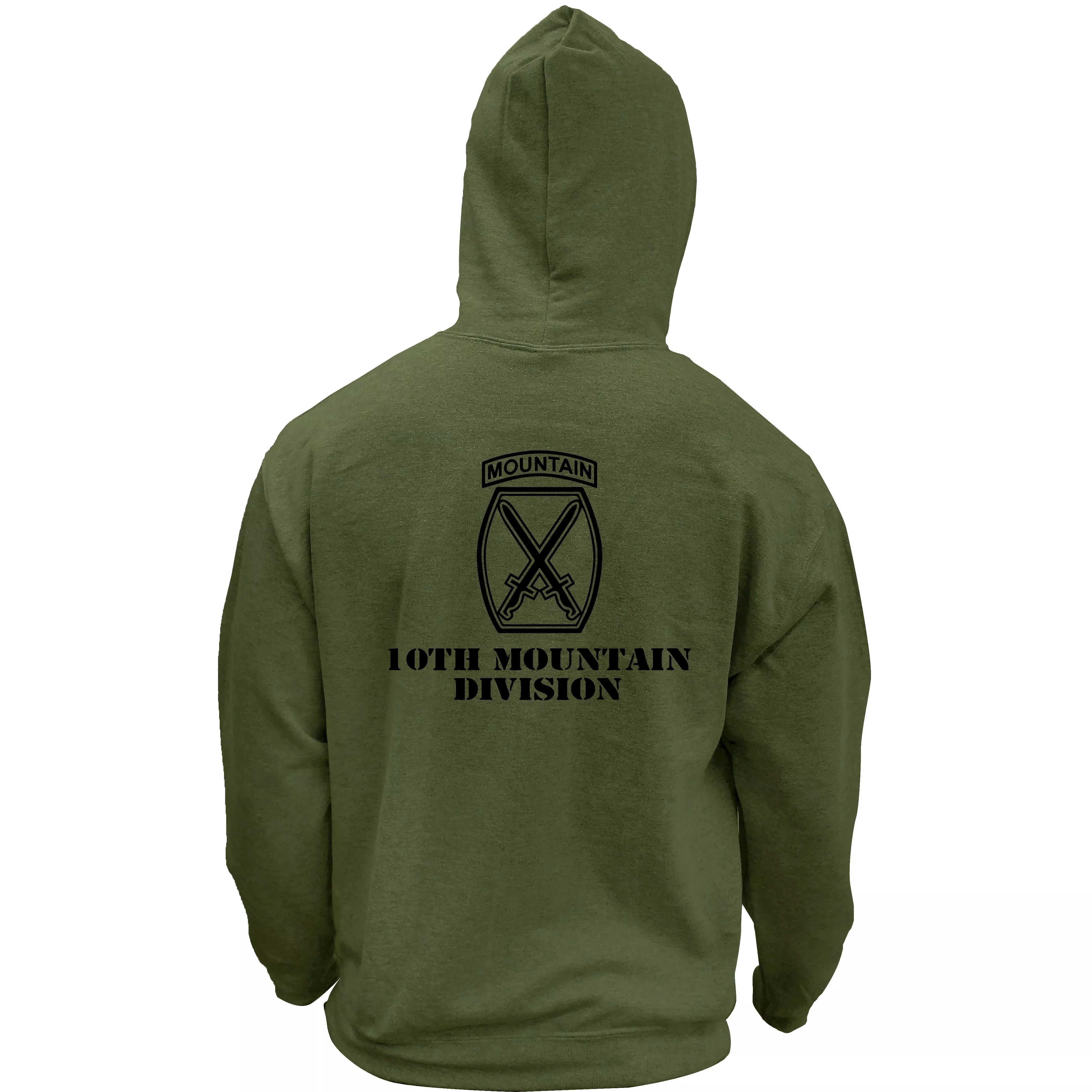 Army 10th Mountain Division Subdued Pullover Hoodie