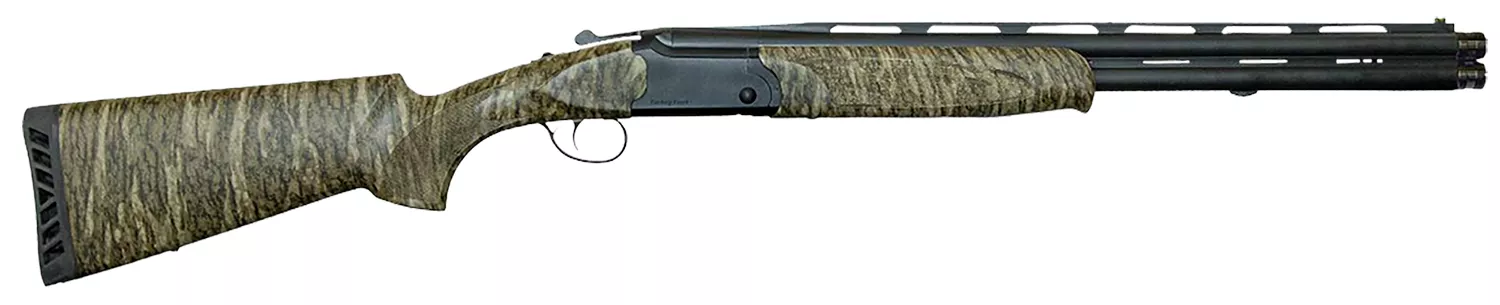 ATI ATIGKOF12TF22C Turkey Fowl 12 Gauge Break Open 3" 2rd, 22" Black Vent Rib Barrel, Black Aluminum Receiver, Mossy Oak Bottomland Synthetic Fixed Stock