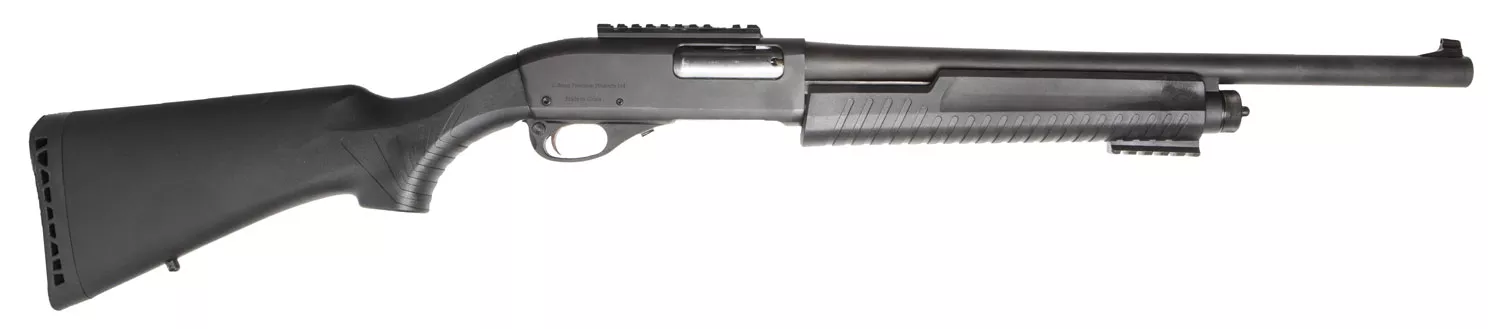 ATI ATIGMB3R MB3 R 12 Gauge Semi-Automatic Shotgun - 3" Chamber, 4+1 Capacity, 18.5" Smooth Bore Barrel, Black Stainless Steel Receiver, Black Synthetic Stock, Right Hand 813393019913