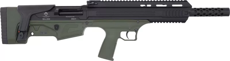 ATI Bulldog Bullpup Shotgun - .410 Gauge, 18.5" Barrel, 5-Round Capacity, Black/Green 810113112718