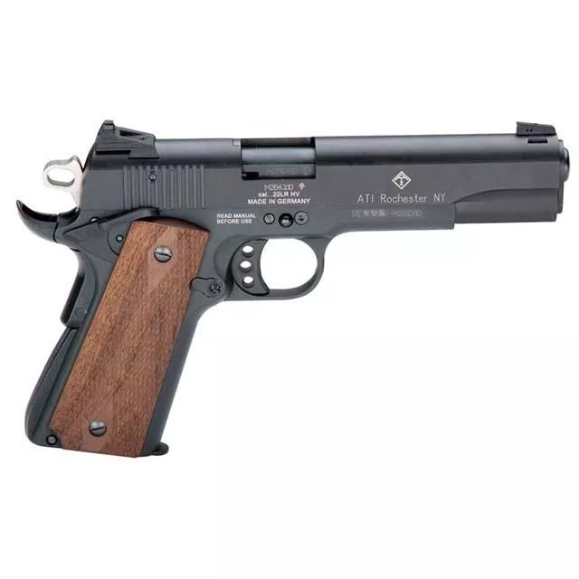 ATI GSG M1911 .22 LR Semi-Auto Handgun with Wood Grip