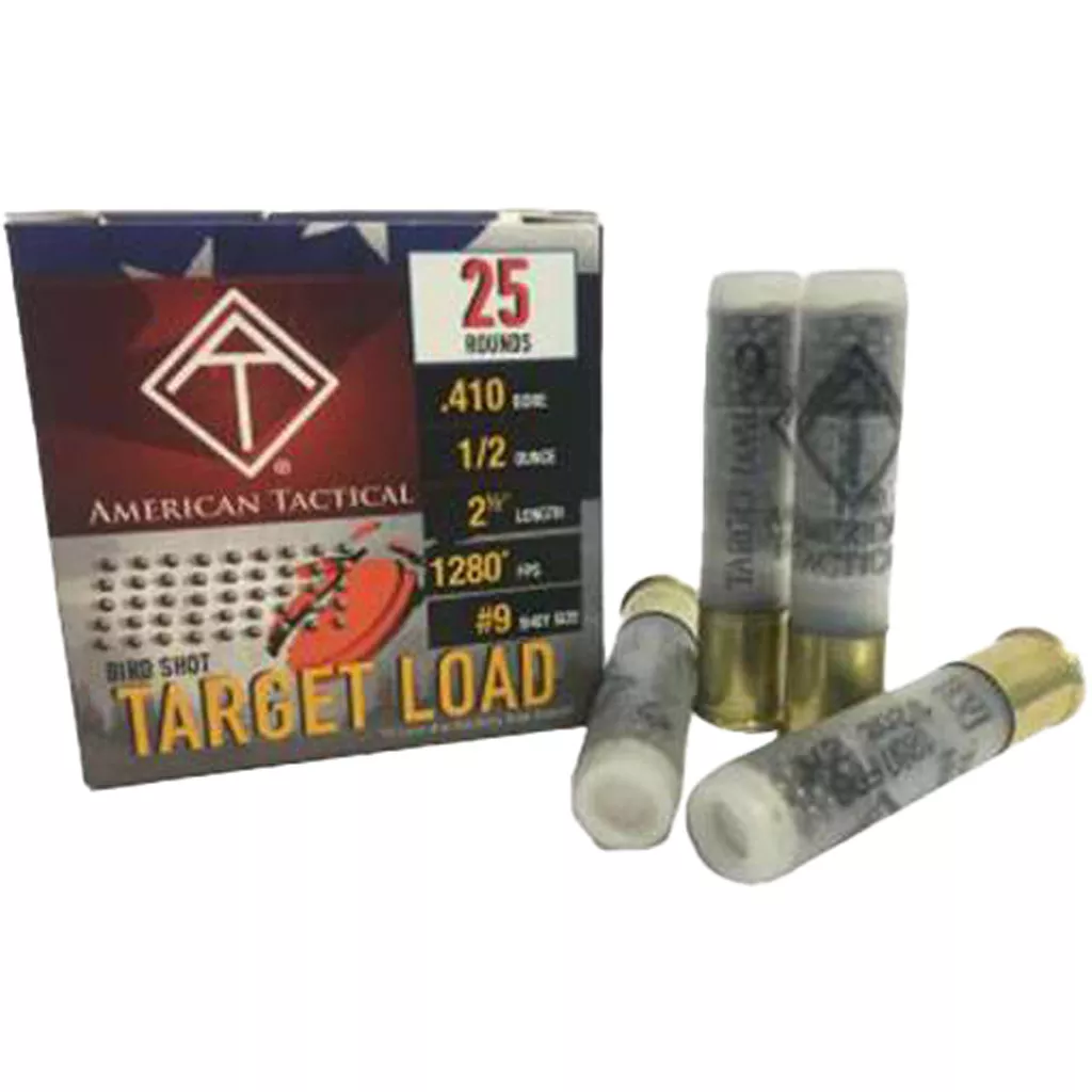ATI Target Shotgun Ammo .410 Ga 9 Shot - 25 Rounds