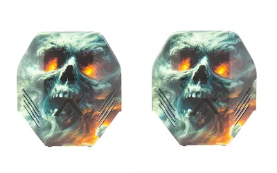 AXIL MX CSTM+ Earmuff Plates - Apocalypse Set