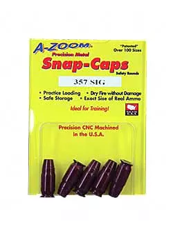 AZOOM Snap Caps .357 SIG - 5 Pack Training Rounds 666692151590