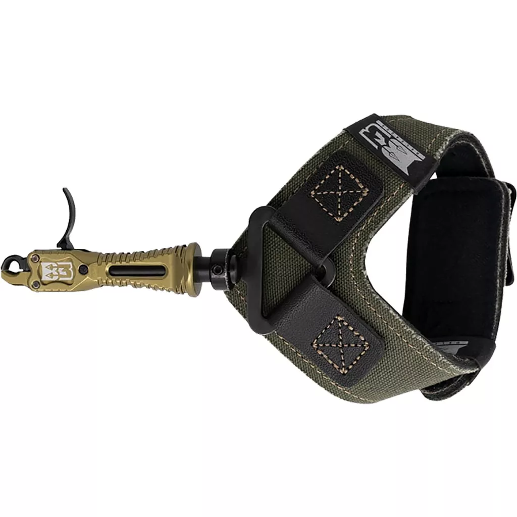 B3 Rook Release Swivel Stem - OD Green Archery Release