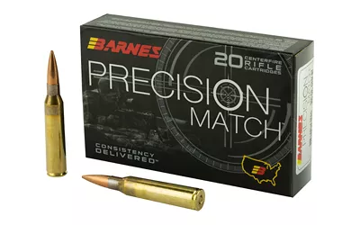 Barnes Precision Match .338 Lapua Magnum 300gr Ammo