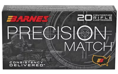 Barnes Precision Match 6.5 PRC 145GR Open Tip Match Ammo