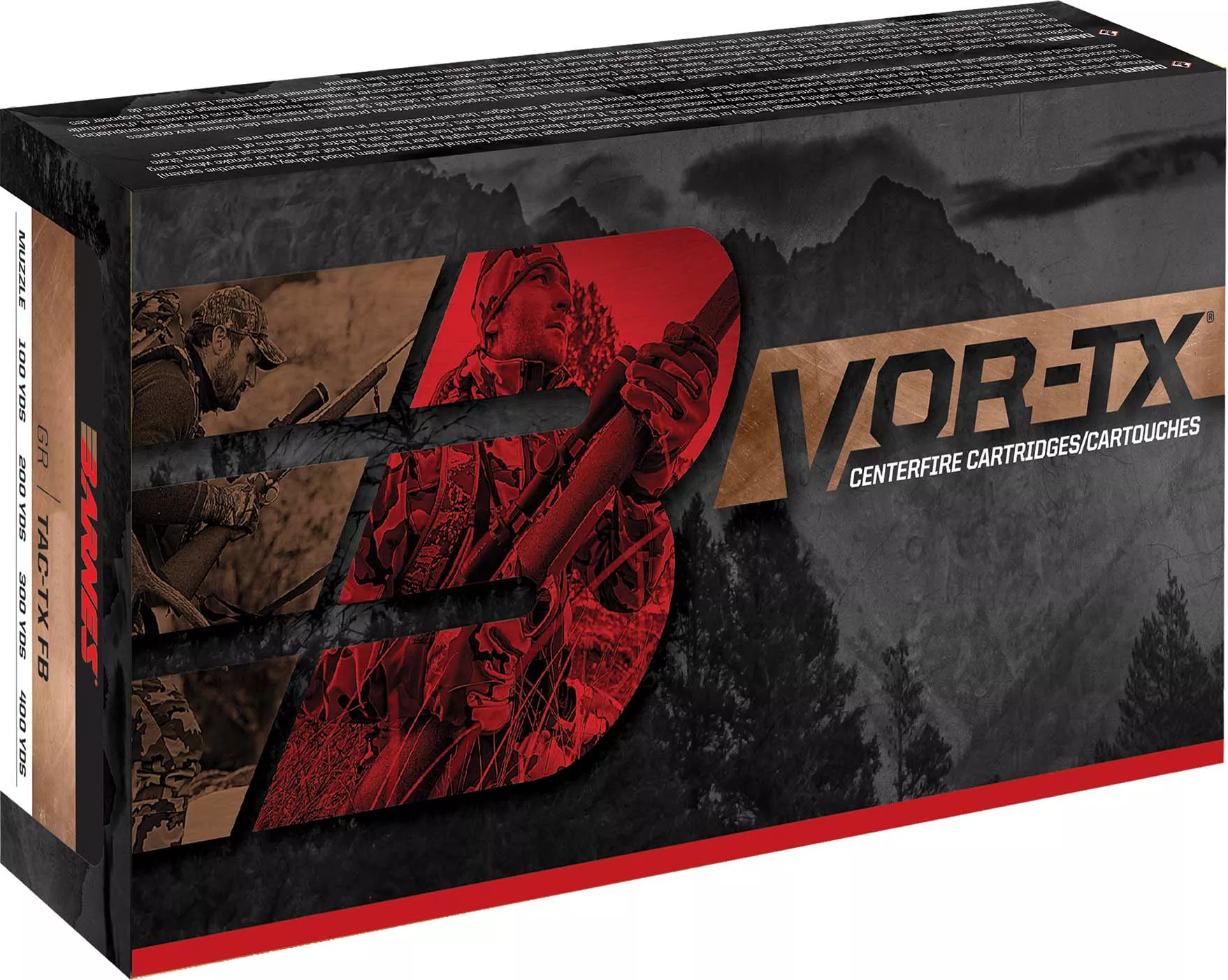 Barnes VORTX .28 Nosler 162gr Rifle Ammunition - 20rd