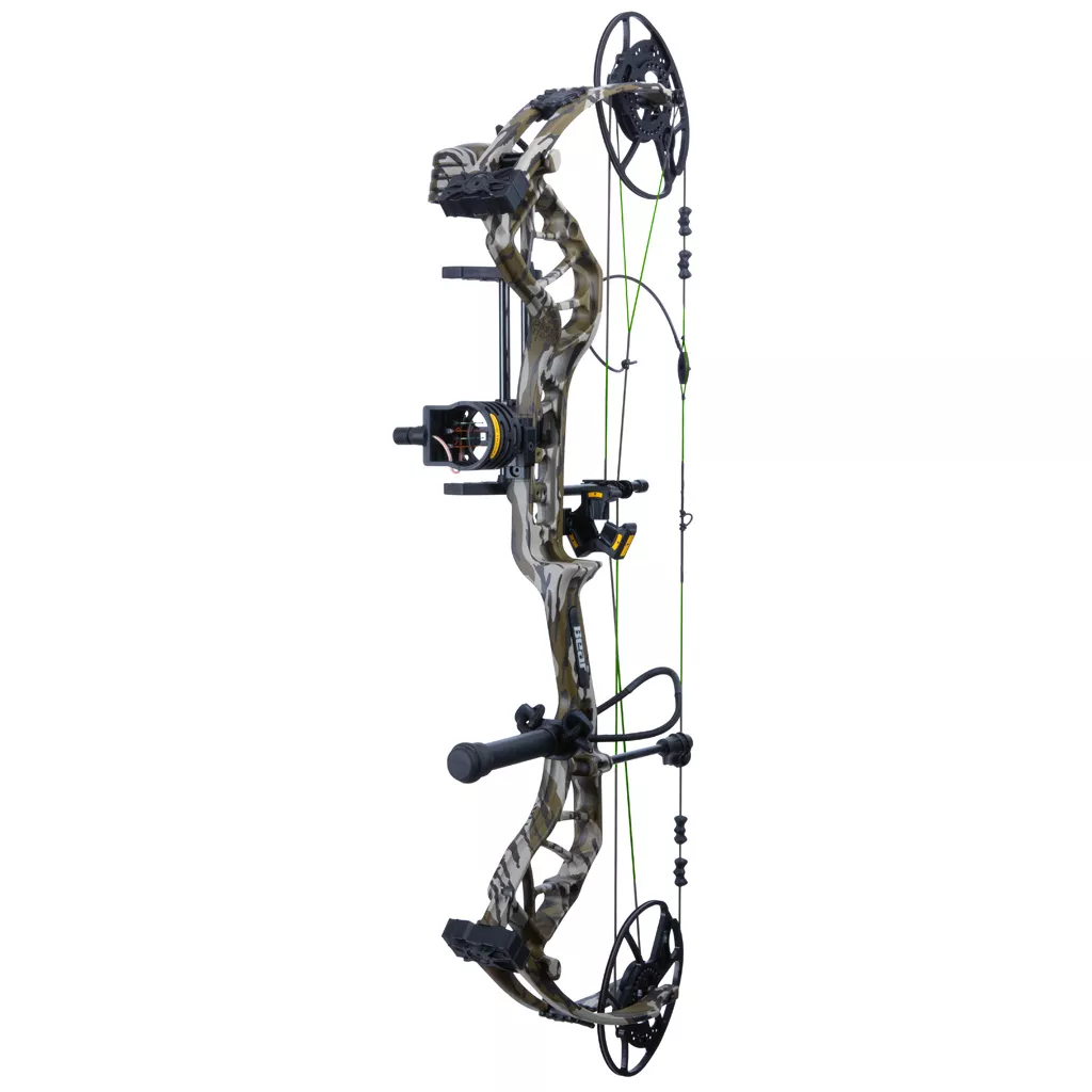 Bear Gamekeeper RTH Compound Bow Package - Mossy Oak Bottomland