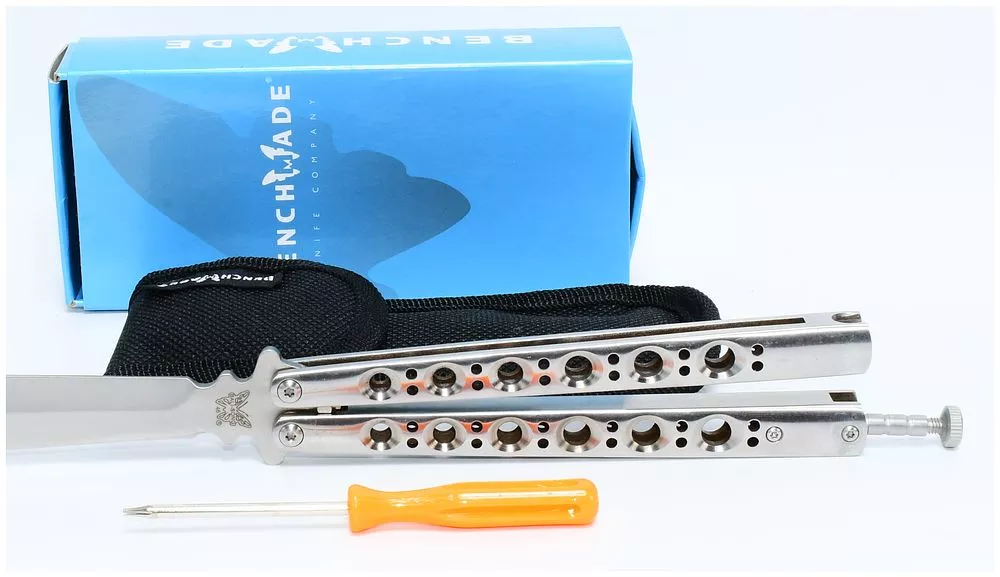 Benchmade 42 Balisong Knife with Original Packaging and Accessories