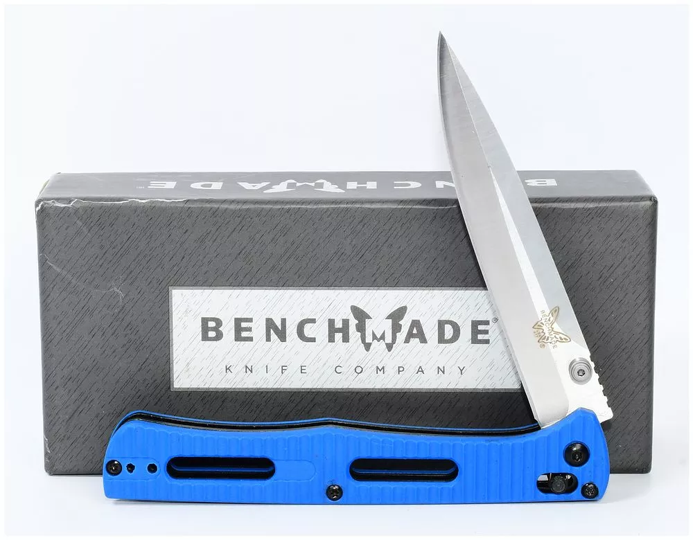 Benchmade #535 Bugout Blue Folding Knife with S30V Blade