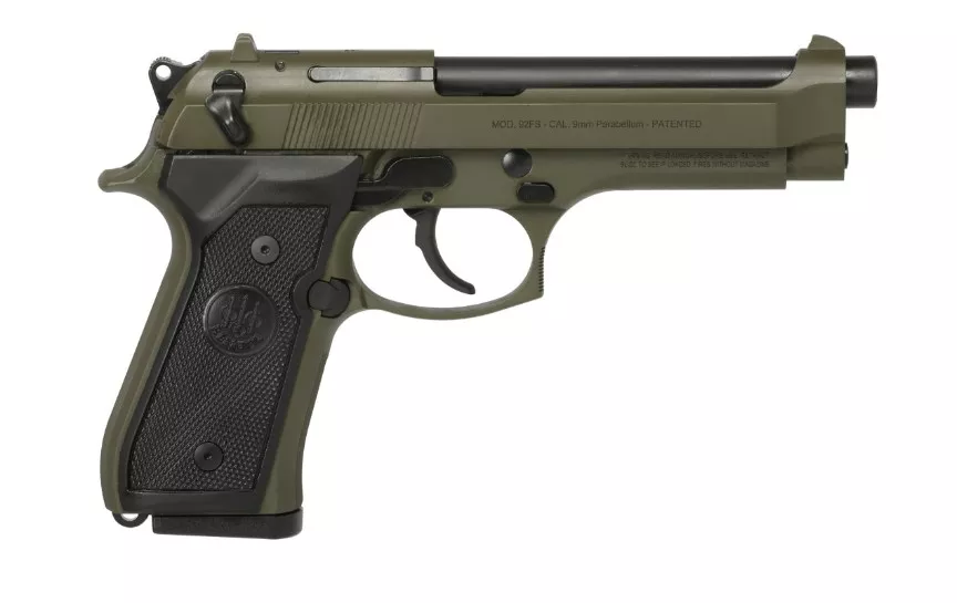 Beretta 92FS 9mm OD Green Semi-Auto Pistol