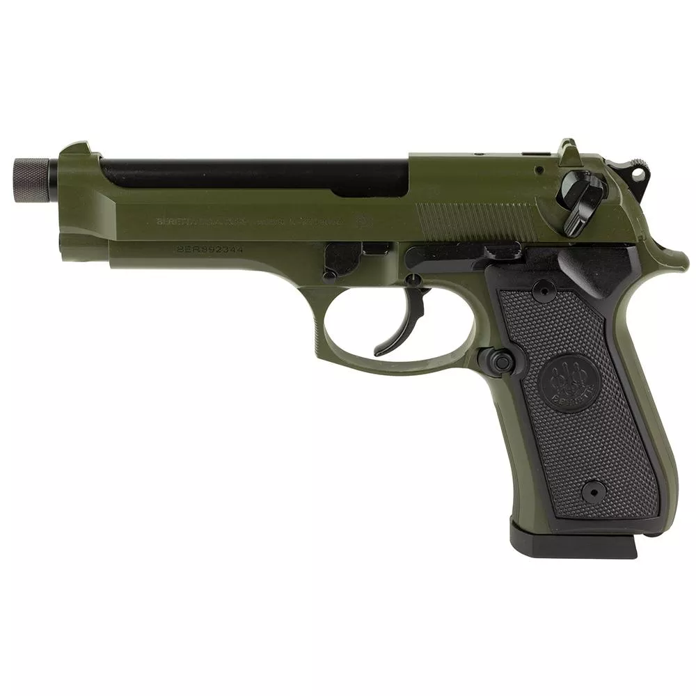 Beretta 92FS 9mm Semi-Auto Handgun - OD Green Finish