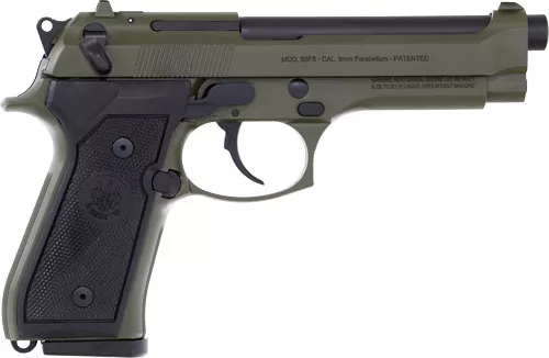 BERETTA 92FS 9MM Semi-Auto Pistol - OD Green