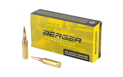 BERGER LRHT 6MM Creedmoor 109Gr Long Range Ammo