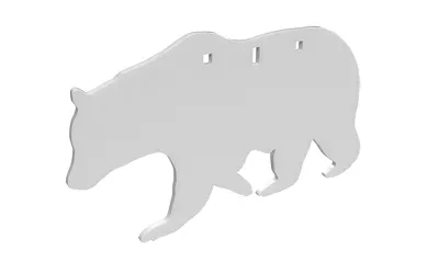 Birchwood Casey AR500 Silhouette Bear Shooting Target
