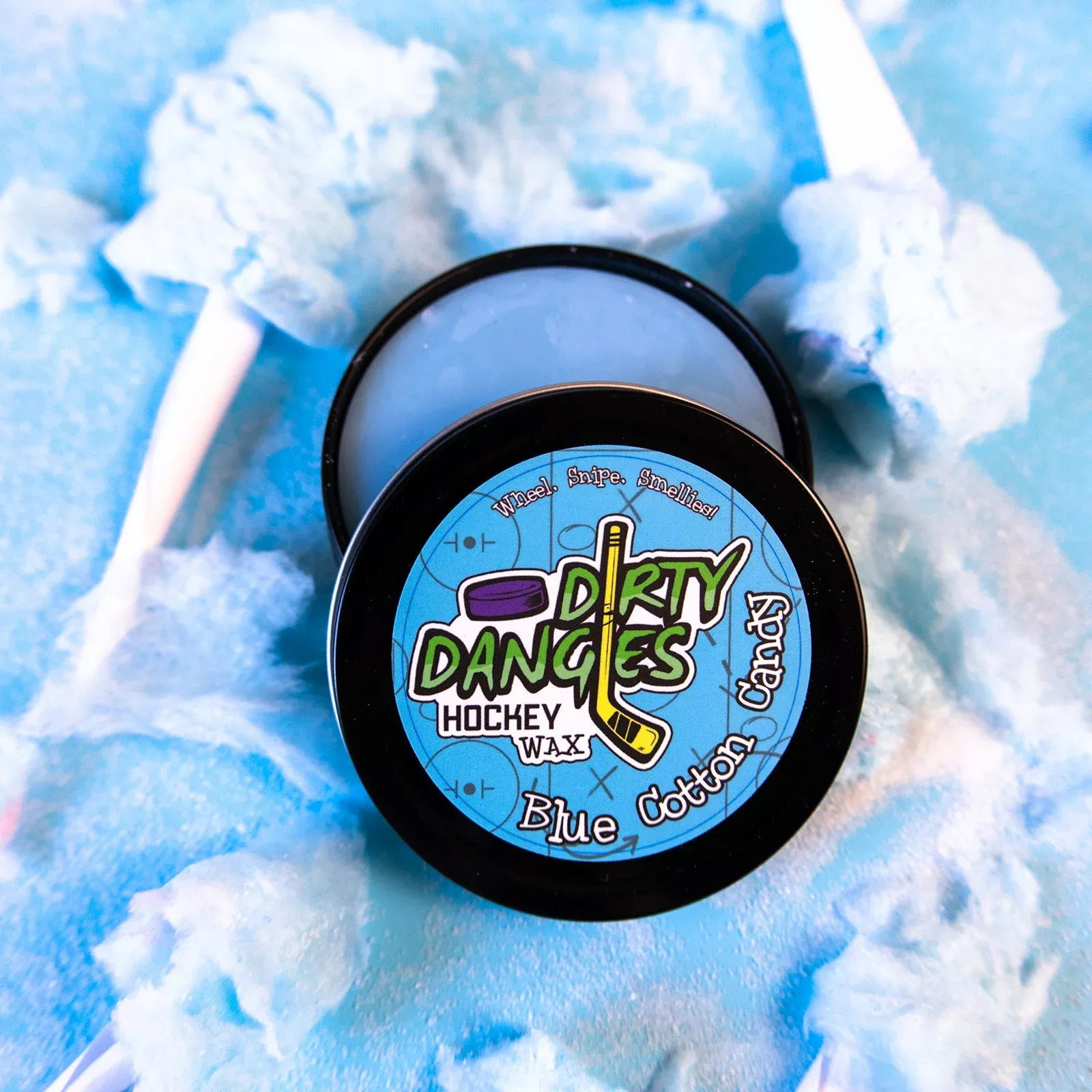 Blue Cotton Candy Hockey Stick Wax