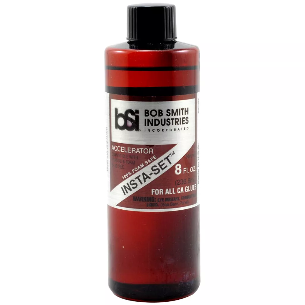 Bob Smith Insta Set Accelerator 8 oz - Quick Drying Glue