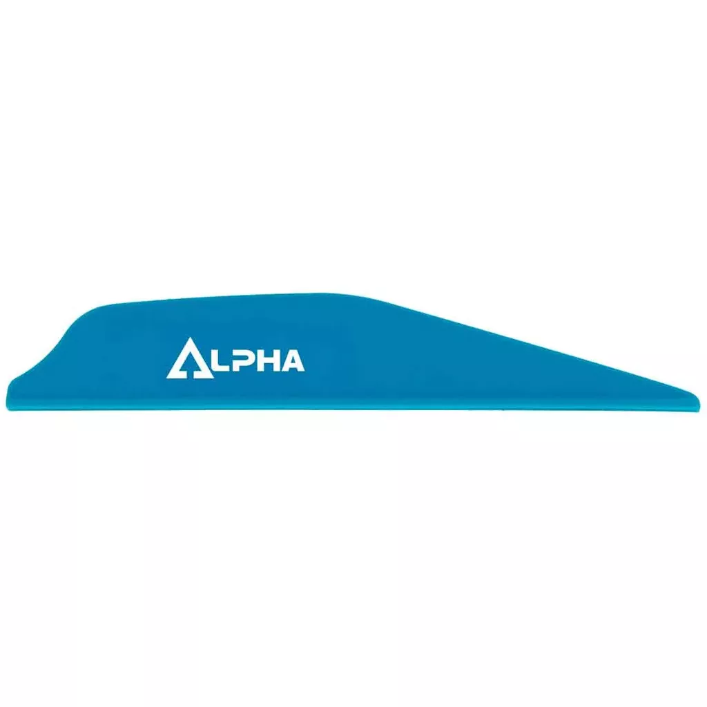 Bohning Alpha Vanes Satin Blue - 100 Pack for Archery
