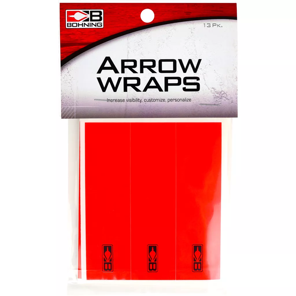 Bohning Arrow Wraps Neon Red - 4
