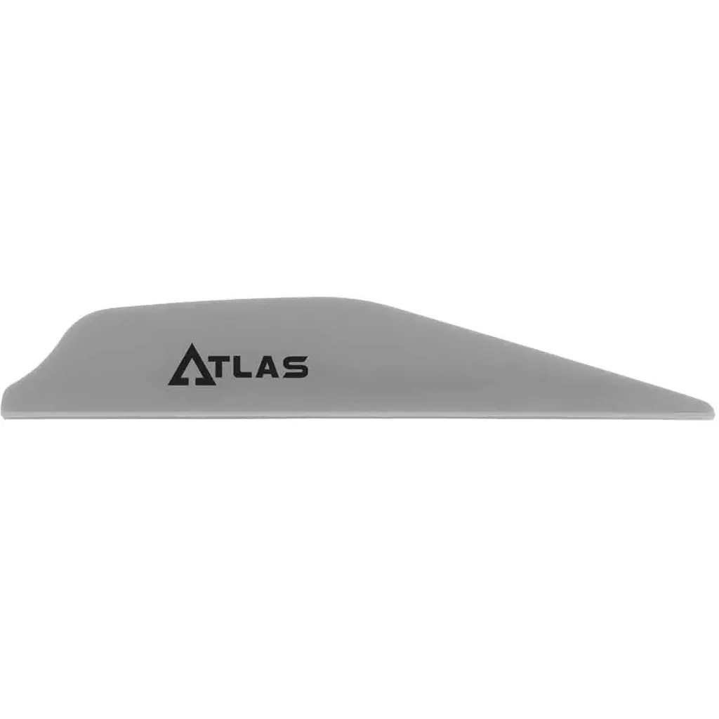 Bohning Atlas Vanes Silver - 100 Pack for Precision Archery
