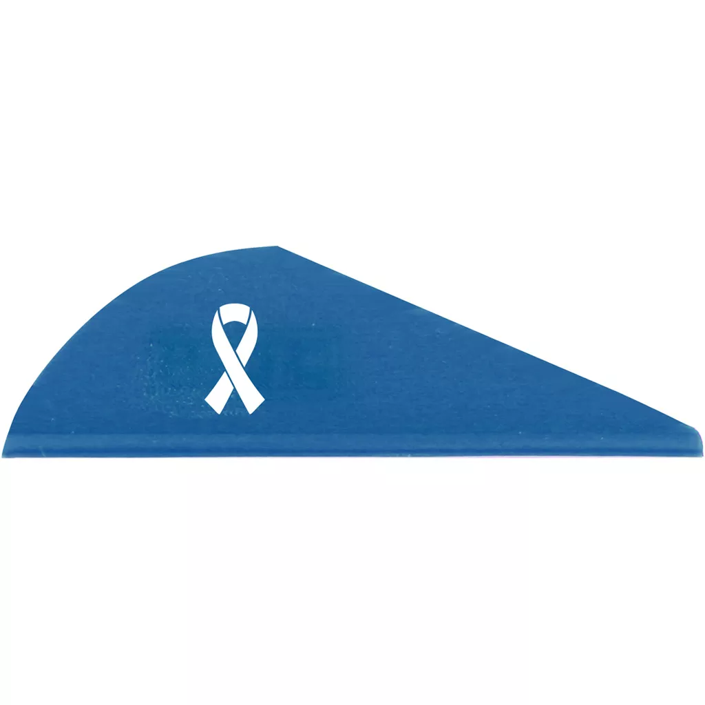 Bohning Blazer Vanes - Awareness Blue 36 Pack for Archery