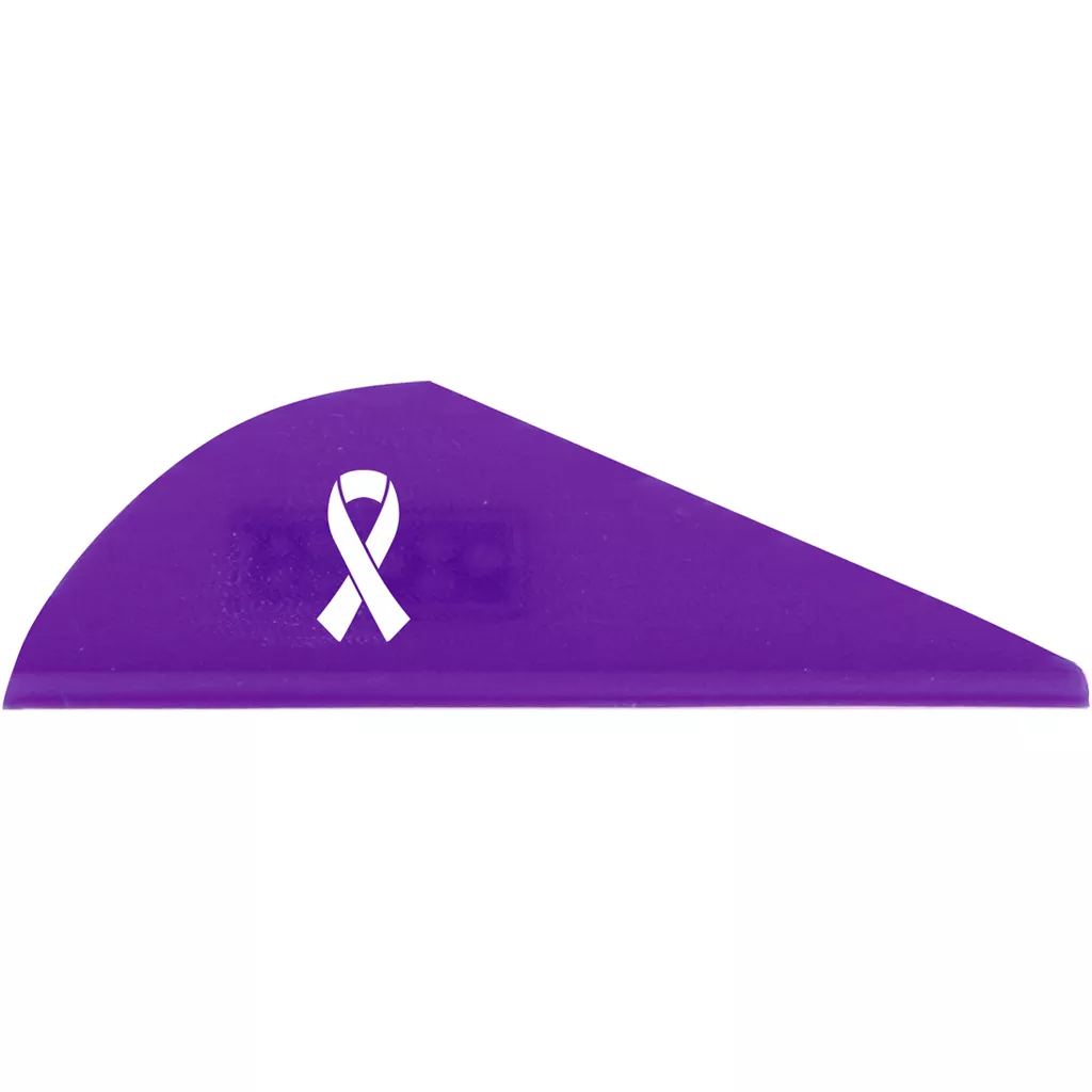 Bohning Blazer Vanes - Awareness Purple, 36 Pack