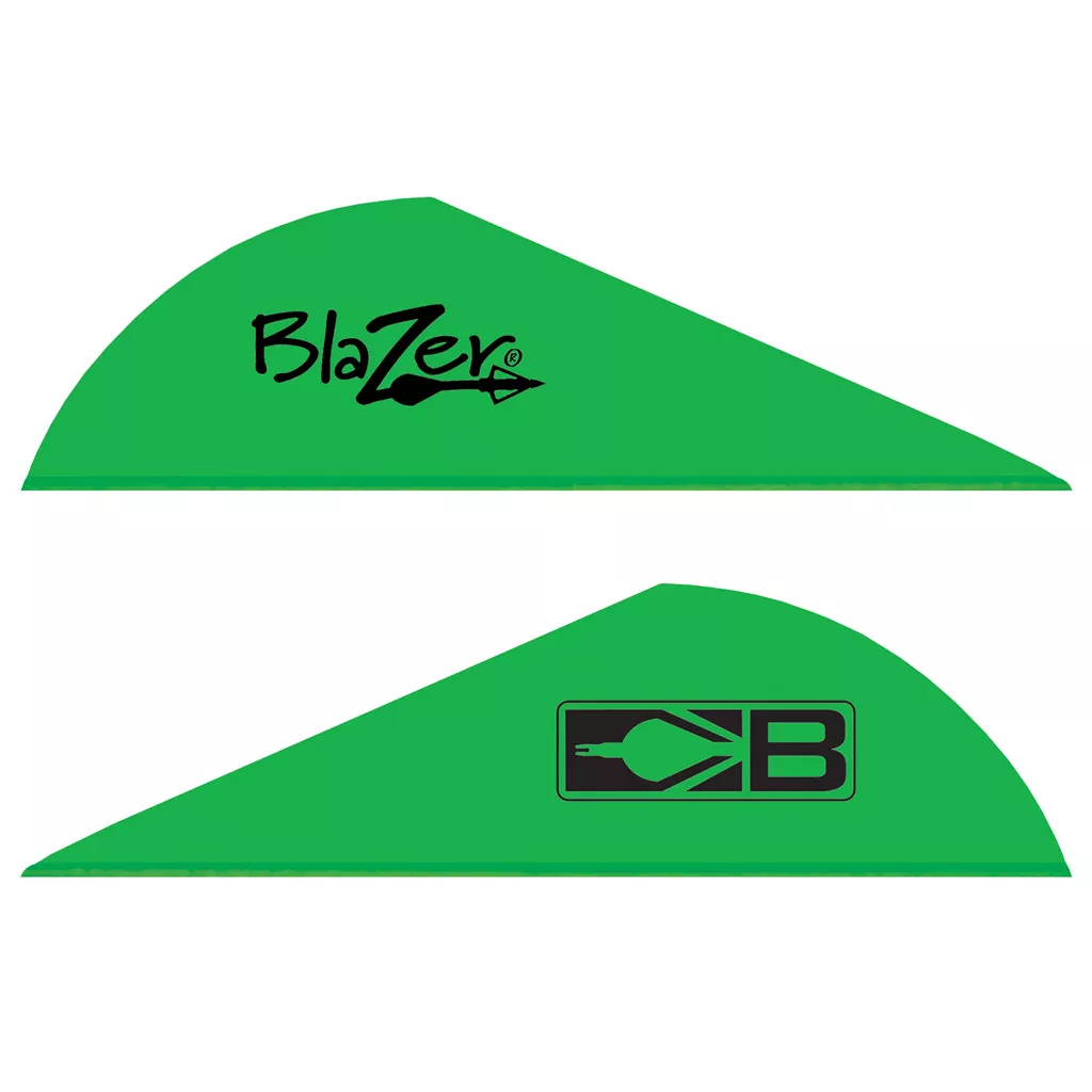 Bohning Blazer Vanes Neon Green - 1000 Pack for Archery