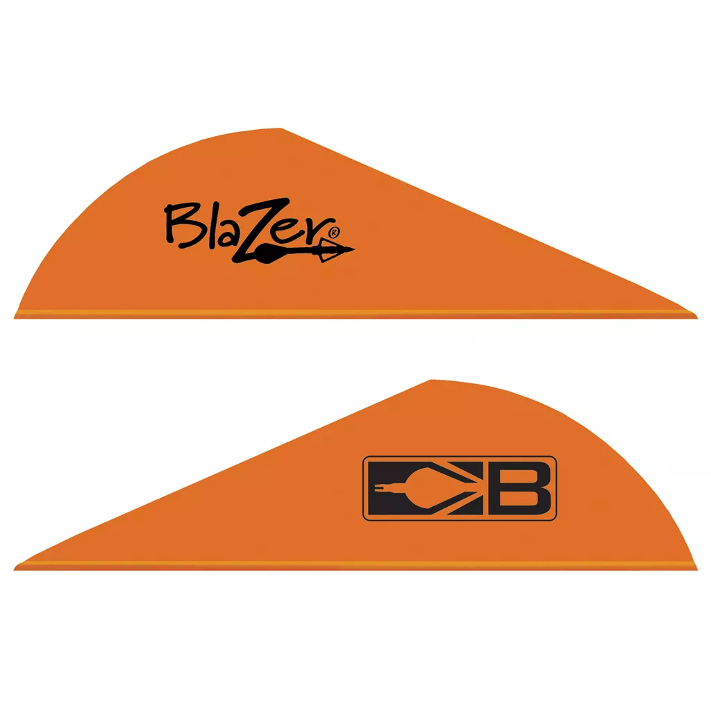 Bohning Blazer Vanes Neon Orange - 1000 Pack for Archery