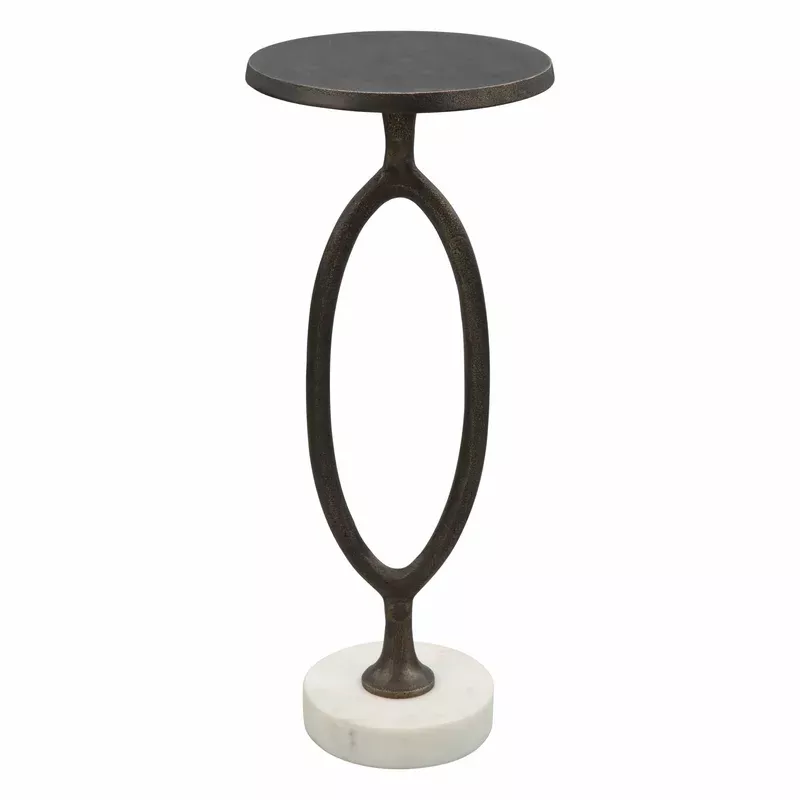 bonita accent table bronze