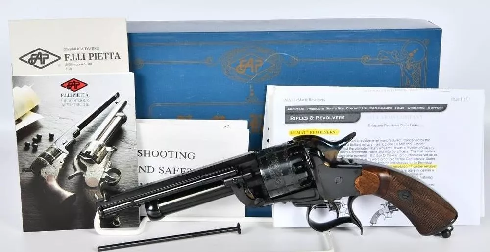 Boxed Le Mat Revolver .44 Caliber + 20 Ga Shotgun