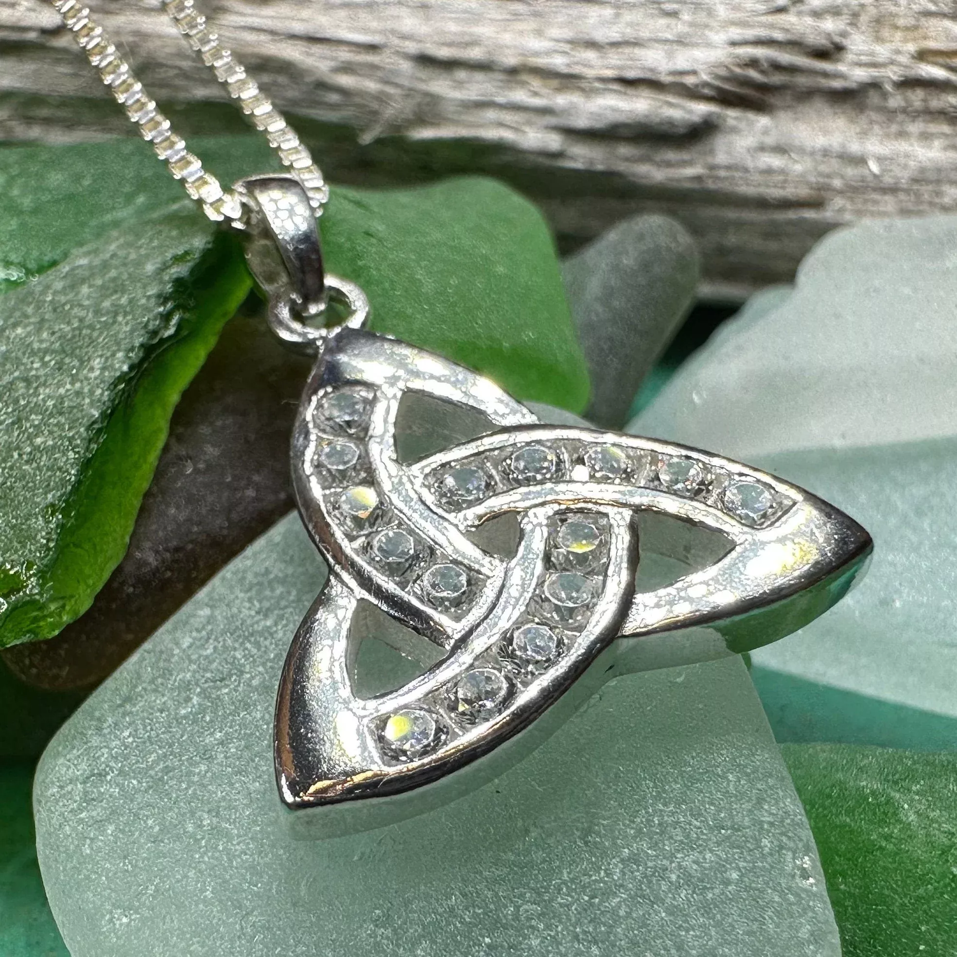 Brigetta Trinity Knot Necklace