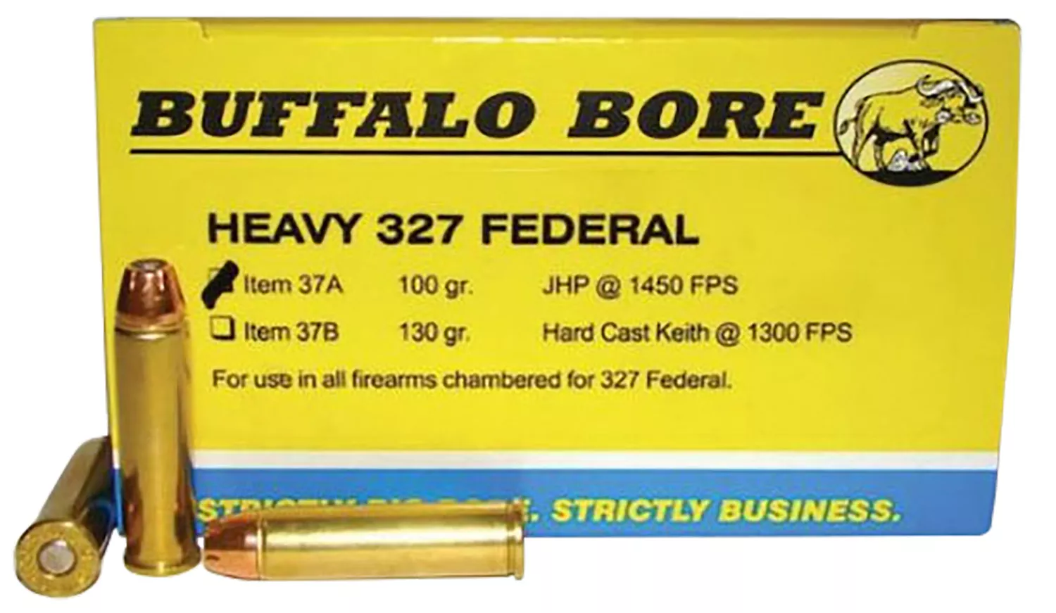 Buffalo Bore Ammunition .327 Federal Magnum 100GR 20 Rounds