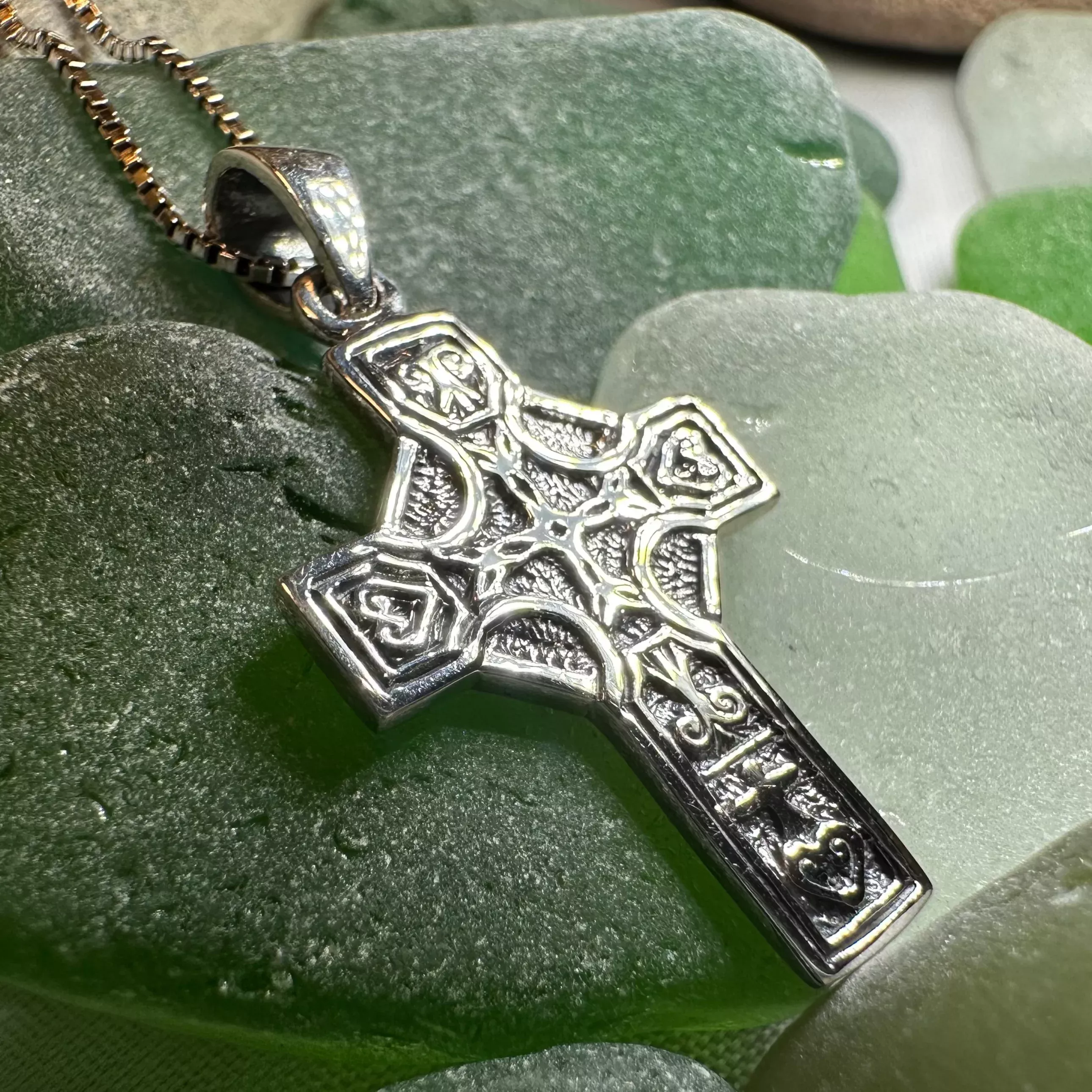 Celtic Blessing Celtic Cross Necklace