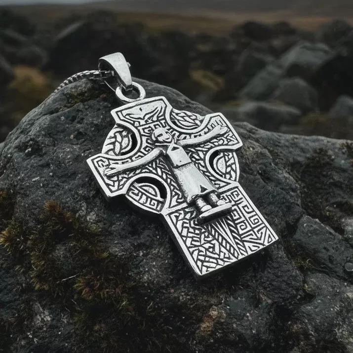 Celtic Cross Crucifix Pendant