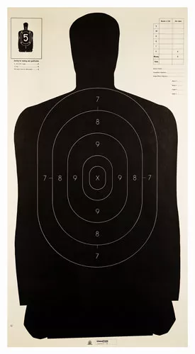 Champion B27 Police Shooting Target - 24