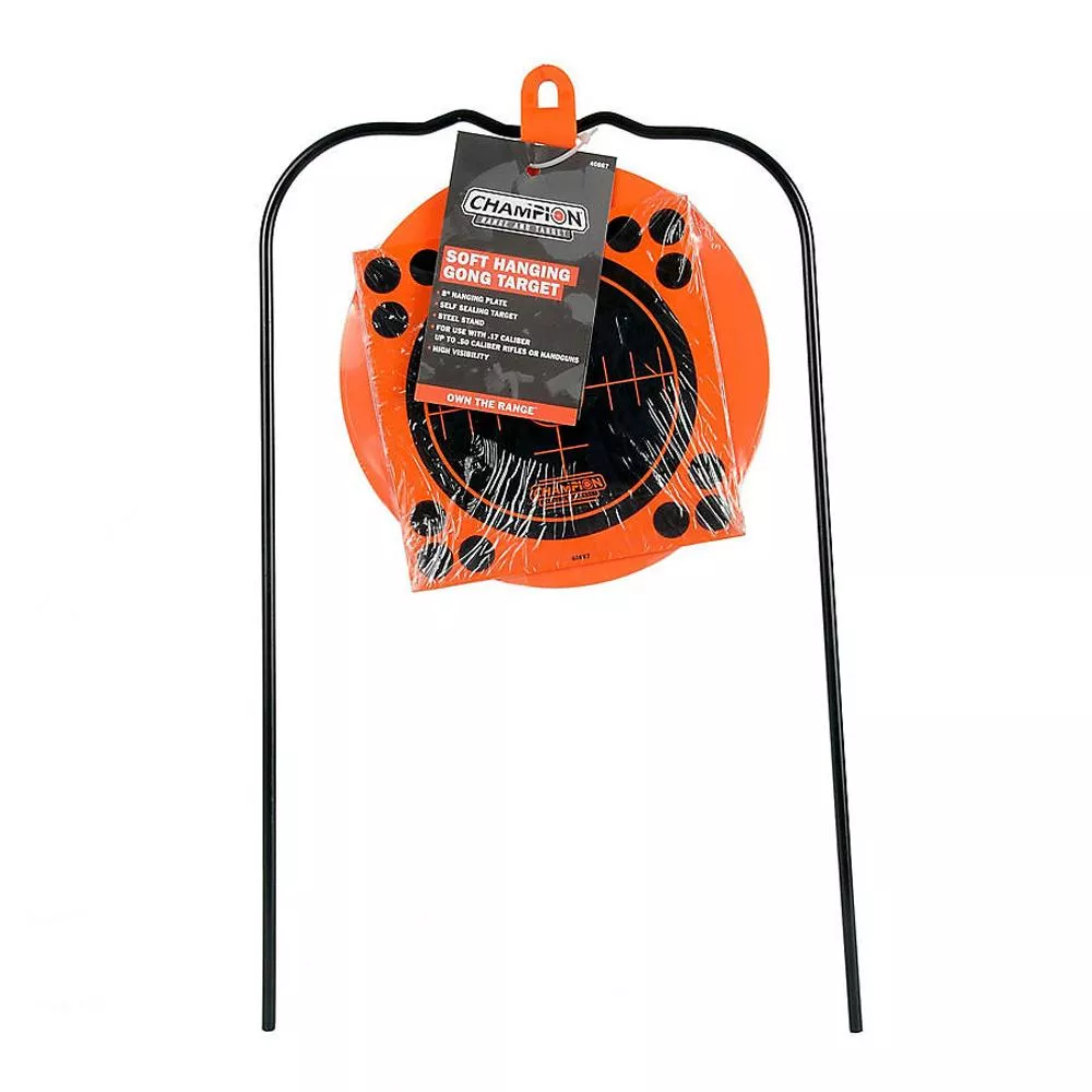 Champion Hanging Self Healing Target and Stand - Orange