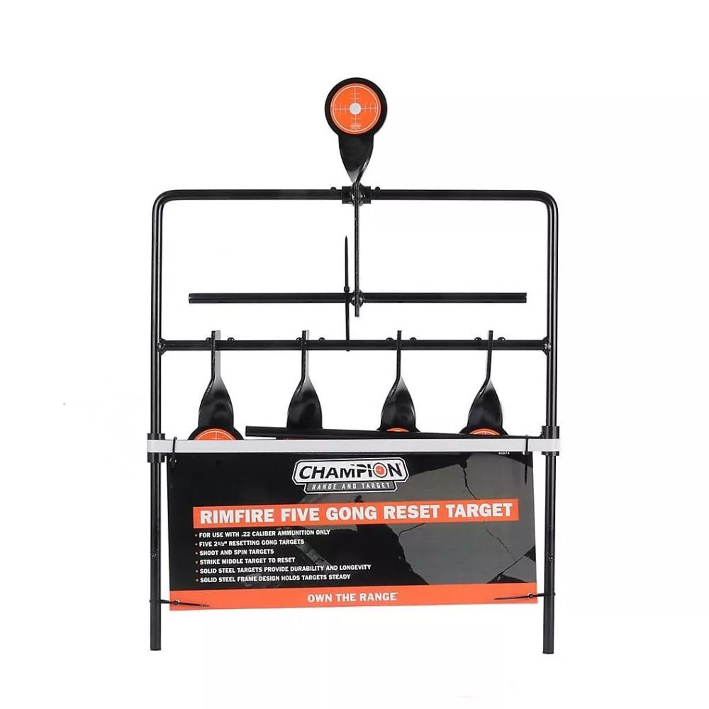 Champion Rimfire Five Gong Auto Reset Target