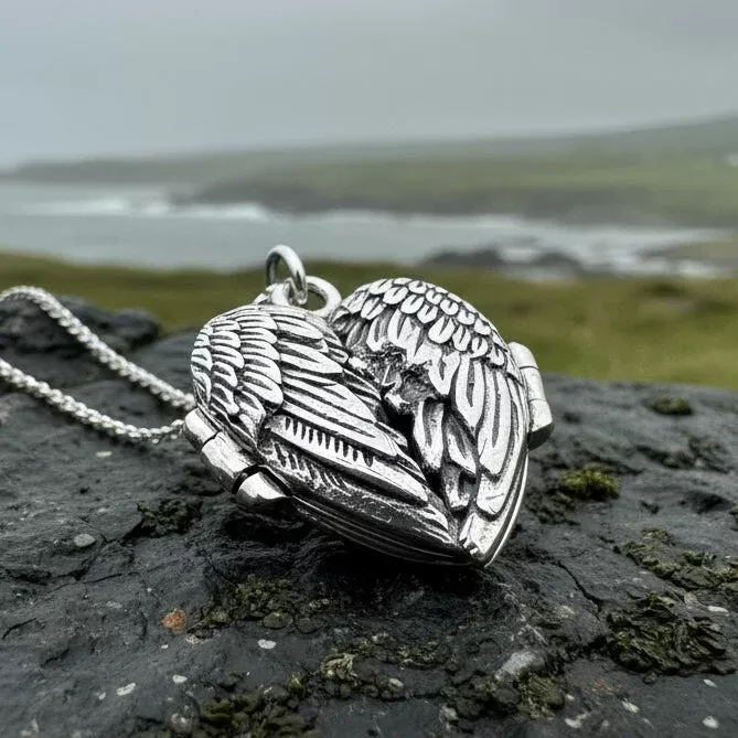 Clarity Angel Wings Locket